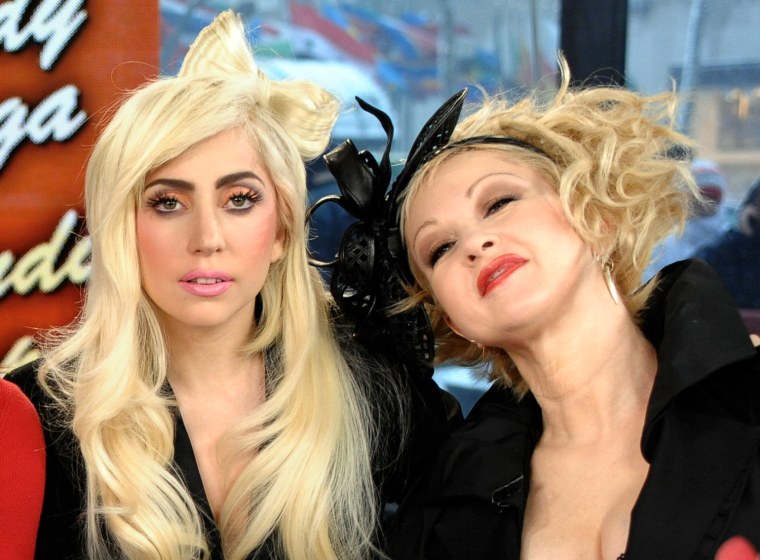 Image: Lady Gaga, Cyndi Lauper